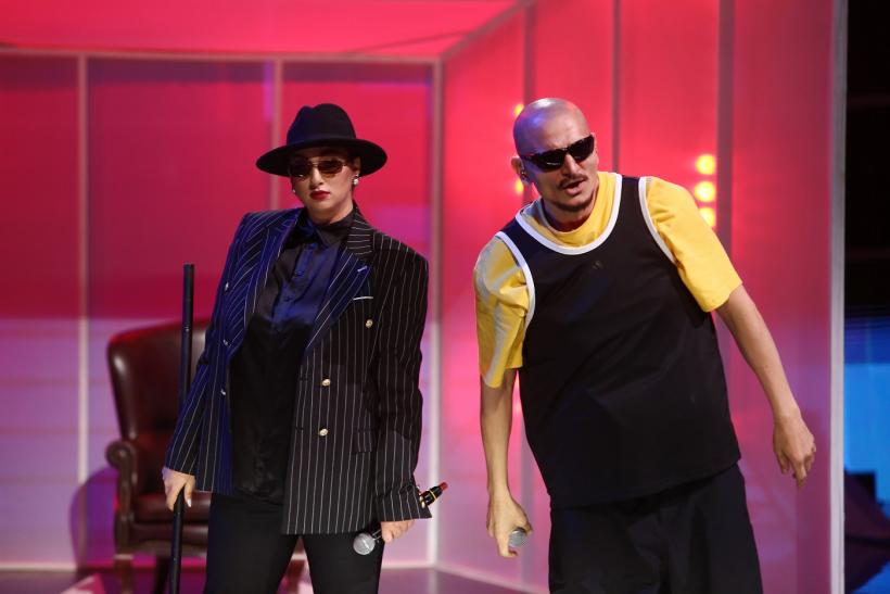 Damian Drăghici şi Cristina Stroe strigă „Cine e cu noi” sâmbătă la Te cunosc de undeva!  Andreea Bălan: „I-am văzut pe Tataee şi Nico pe scenă!” 18837943