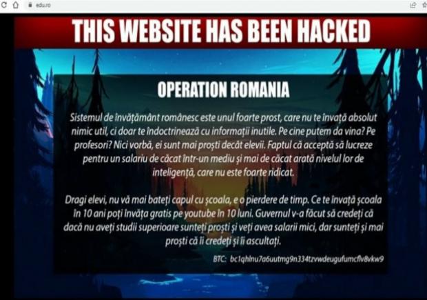 Update Hackerii au spart site-ul Ministerului Educației: Nu vă bateți capul cu școala! Reacția Ministerului: Până la finalizarea acțiunilor de auditare de securitate, site-ul va rămâne în modul offline