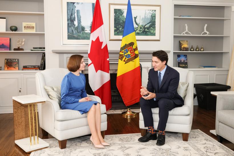 Maia Sandu, întîlnire importantă cu premierul canadian, Justin Trudeau, la Otawa 18839023