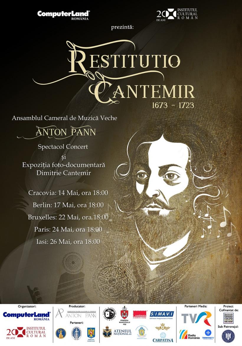Institutul Cultural Român lansează proiectul „RESTITUTIO CANTEMIR”