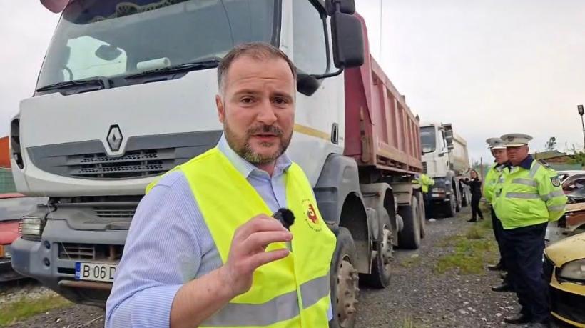 Camioane care descărcau ilegal deșeuri în Sectorul 5, confiscate de autorități FOTO și VIDEO 18839479