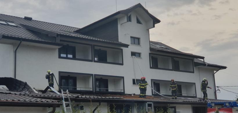 Incendiu într-un restaurant al unui hotel din Suceava