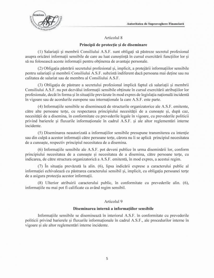 Stimați colegi, cine a ciripit? ASF își vânează angajații care nu au respectat omerta 18839968