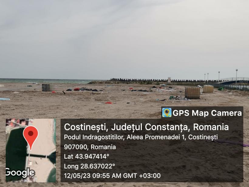 Urmările festivalului Beach Please 2023. Plaja de la Costinești plină de  gunoaie 18840069