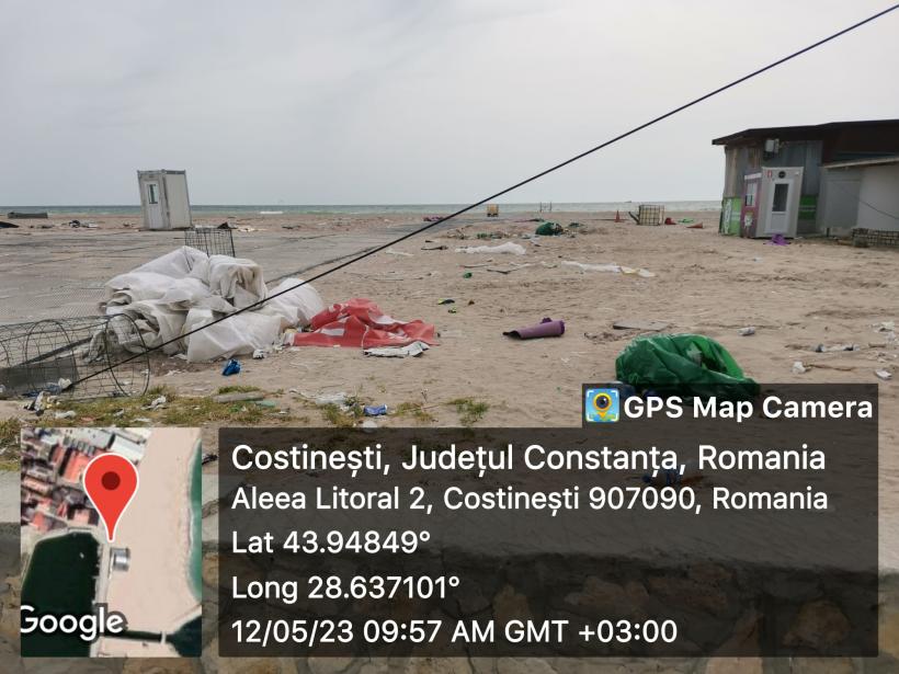 Urmările festivalului Beach Please 2023. Plaja de la Costinești plină de  gunoaie 18840070