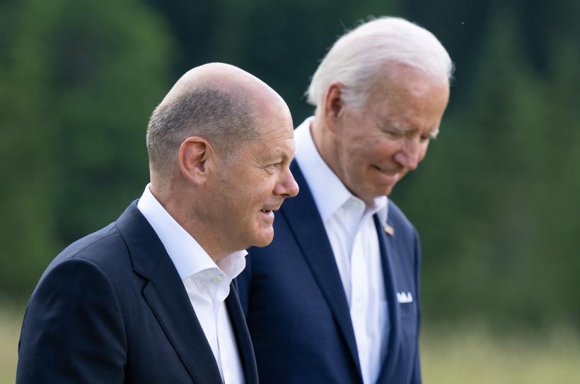 Scholz îşi doreşte ca Biden să obţină un nou mandat de preşedinte al SUA