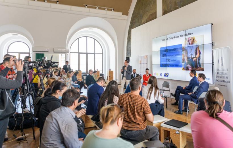 IMM-urile românești primesc sprijin pentru creșterea comerțului electronic transfrontalier prin programul e-export nation, lansat de Ministerul Cercetării, Inovării și Digitalizării, Poșta Română și eBay 18840952