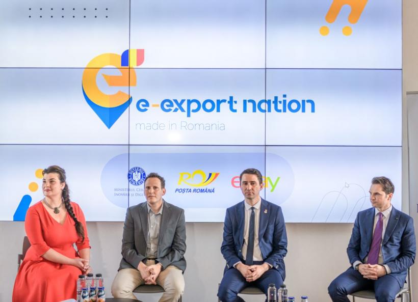 IMM-urile românești primesc sprijin pentru creșterea comerțului electronic transfrontalier prin programul e-export nation, lansat de Ministerul Cercetării, Inovării și Digitalizării, Poșta Română și eBay