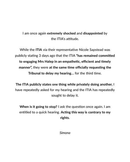 Simona Halep: Când o să înceteze totul? Sunt extrem de șocată și dezamăgită 18840862