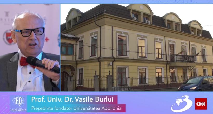 Dr.Vasile Burlui, Universitatea Apollonia: &quot;Iașul este într-o zonă defavorizată dar niciodată nu a dus lipsă de minți luminate&quot;