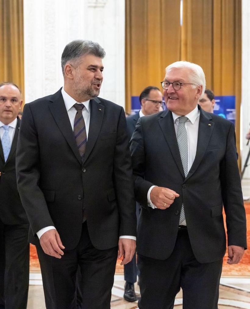 Ciolacu, discuții cu Steinmeier despre aderarea României la Spațiul Schengen 18841239