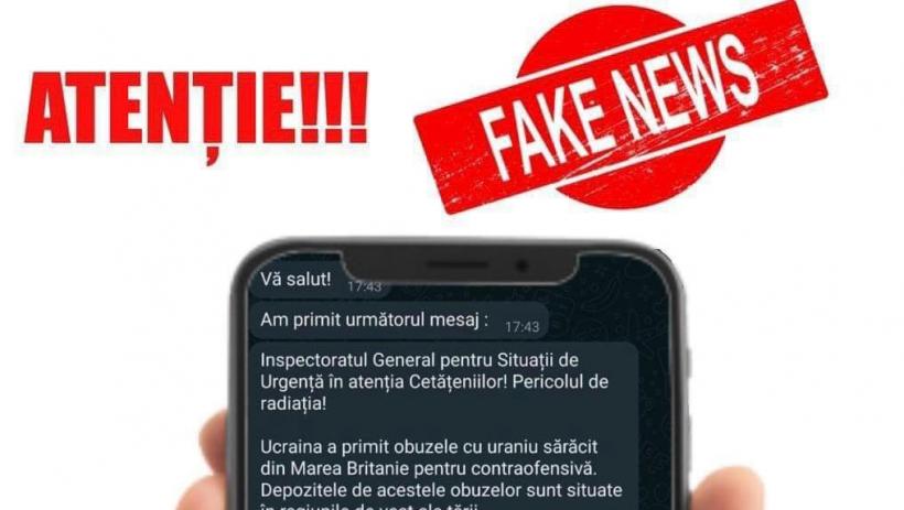 Atenție! Fake-news contaminare radioactivă în numele IGSU 18841736