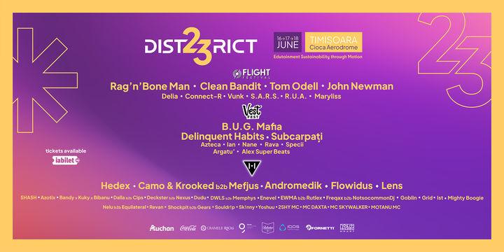 Trei zile de distracție la cel mai mare festival din vestul României, District23