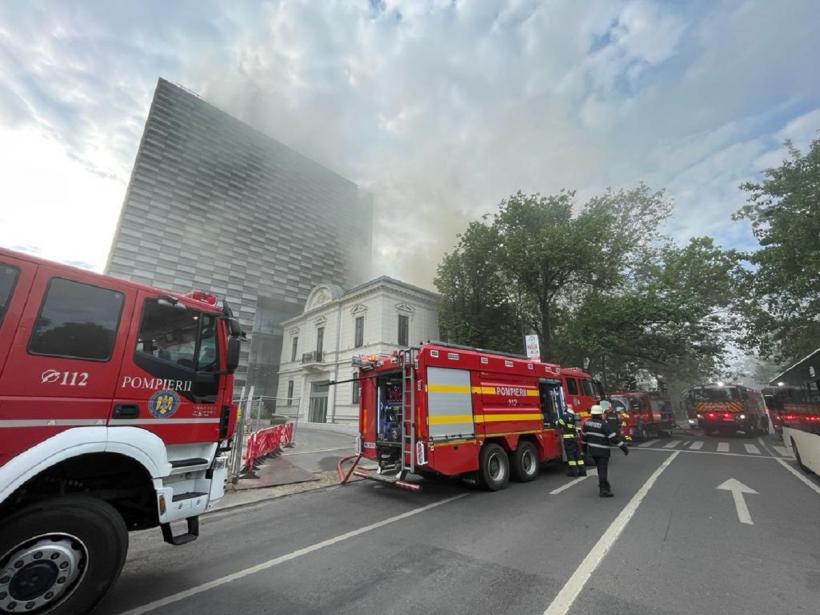 Incendiu pe Calea Dorobanți, în Capitală