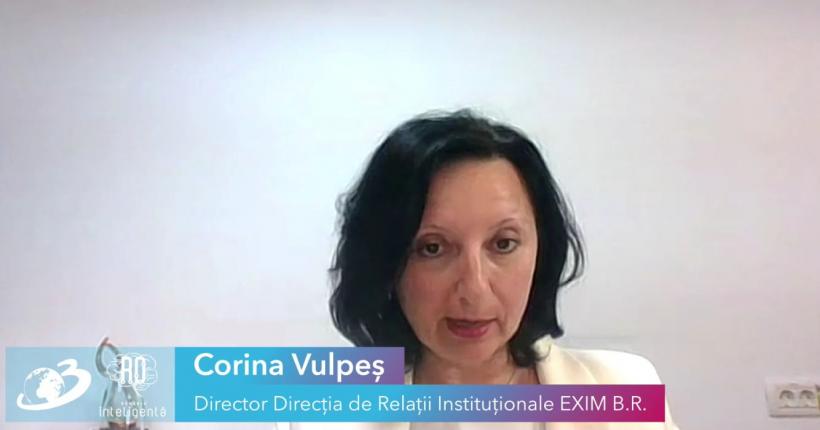 Corina Vulpeș, Exim Banca Românească: „Venim cu garanții de stat prin care oferim certitudinea că proiectele sunt de succes”