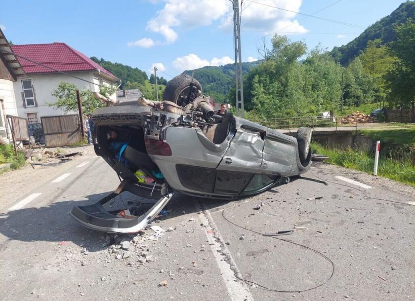 Accident teribil cu șase victime în Bistrița-Năsăud. Intervine elicopterul SMURD 18843064