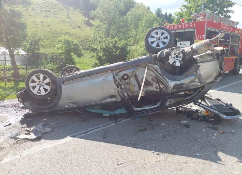 Accident teribil cu șase victime în Bistrița-Năsăud. Intervine elicopterul SMURD 18843065