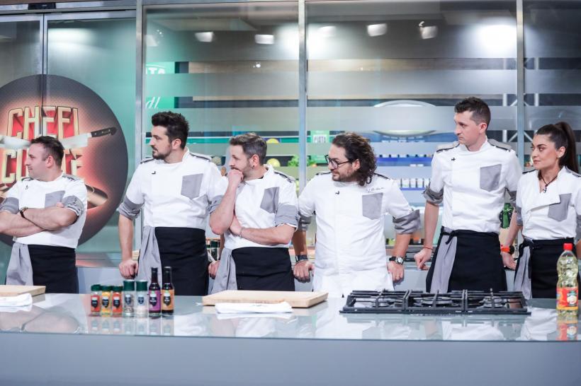 Chefi la cuțite, lider de piață cu ediția în care a avut loc prima dublă eliminare a sezonului. Bătălie crâncenă, diseară, în bucătăria show-ului: Bontea și Scărlătescu aruncă-n joc două amulete grele simultan 18843534