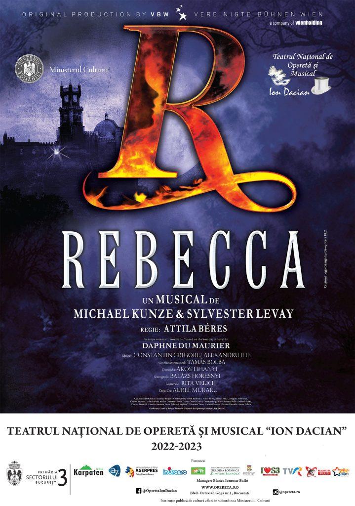 REBECCA, amintiri bântuitoare și secrete întunecate, premiera unui musical de o tensiune incredibilă pe scena Teatrului Național de Operetă și Musical „Ion Dacian”