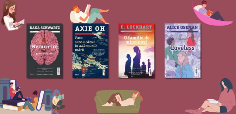 Noi romane de Dana Schwartz, Axie Oh, E. Lockhart și Alice Oseman în Young Fiction Connection