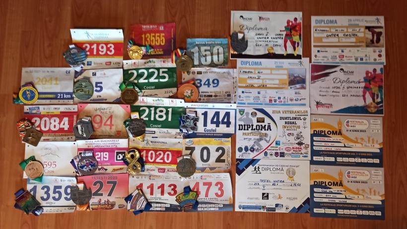 Costel Untea, angajatul SRCF Infrastructură Constanța, locul I la semimaratonul „Festivalul Sporturilor“, categoria 60+ 18843928