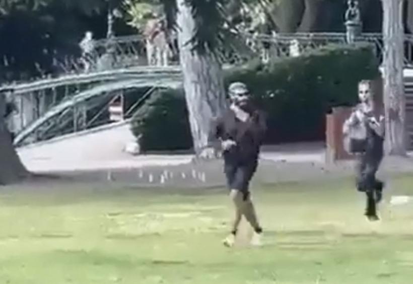 Eroul din rucsac: Un pelerin francez a salvat patru bebeluși atacați cu cuțitul de un refugit sirian  18844088