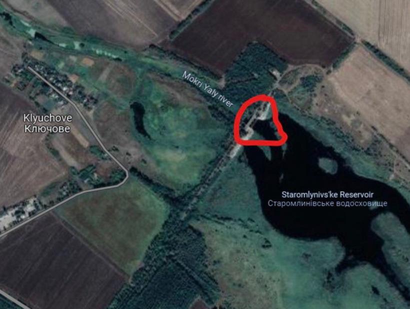 Rusia a detonat un baraj de pe râul Mokri Yaly
