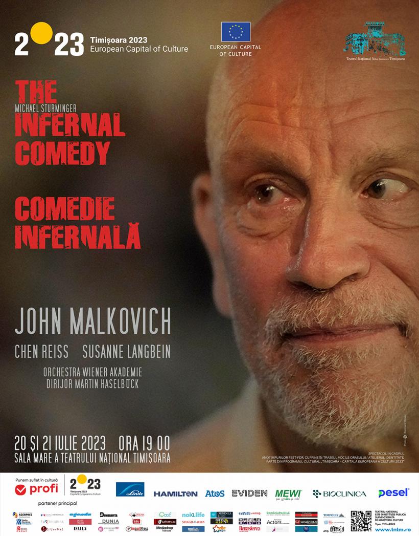 Vara evenimentelor la Teatrul Național din Timișoara: HAMLET, A GIRLS STORY și THE INFERNAL COMEDY / COMEDIE INFERNALĂ cu John Malkovich 18845167
