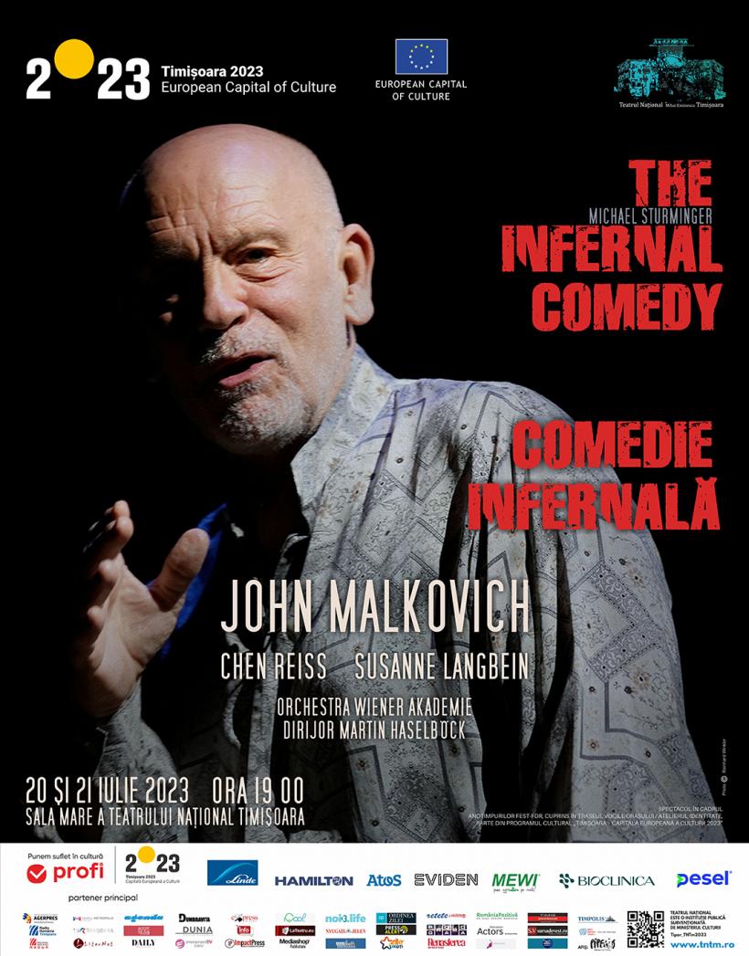 Vara evenimentelor la Teatrul Național din Timișoara: HAMLET, A GIRLS STORY și THE INFERNAL COMEDY / COMEDIE INFERNALĂ cu John Malkovich 18845169