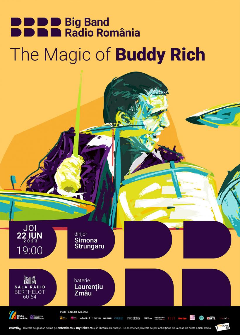 „The Magic of Buddy Rich” – încheie stagiunea de jazz la Sala Radio 18845155