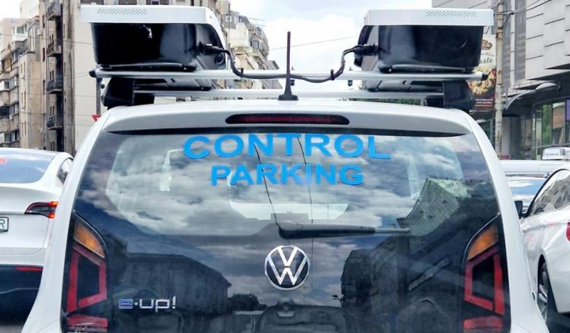 Mașini cu camere foto de la Control Parking verifică plata parcării în Capitală