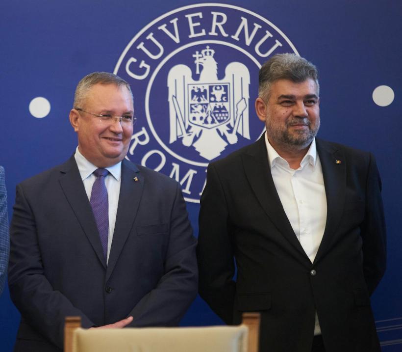 Ciolacu, Ciucă și Gorghiu, întrevedere la Guvern cu președintele CSM, Daniel Grădinaru