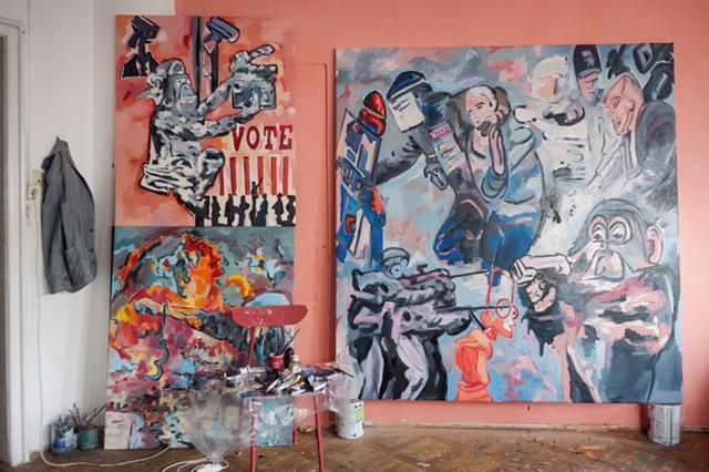 La pas prin atelierele UAP din România. Sabina Suru, Ilina Schileru și Daniel Stancu, printre artiștii care-și deschid atelierele într-un duplex cultural București - Râmnicu Vâlcea 18845920