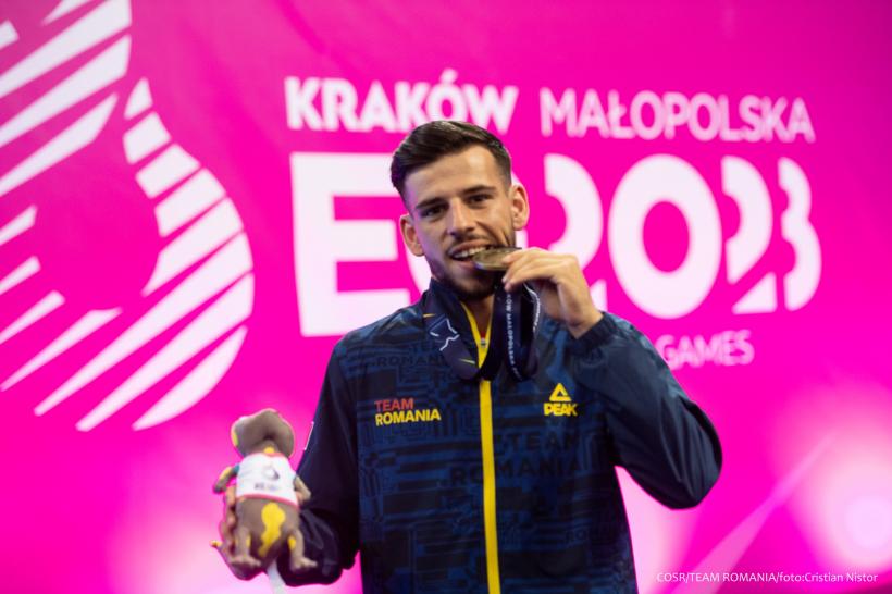 România obține prima medalie la Jocurile Europene 2023: Ștefan Comănescu a spart gheața