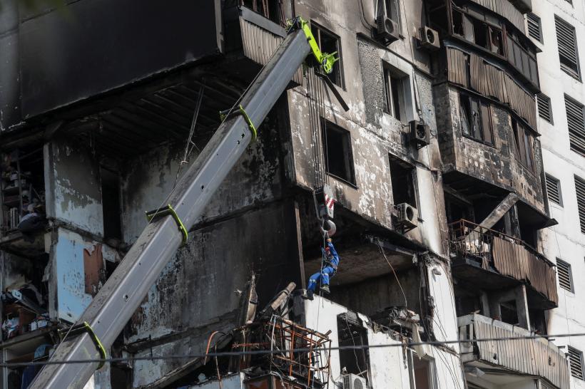 Cel puțin trei morți la Kiev, după cel mai recent atac aerian al Rusiei asupra Ucrainei