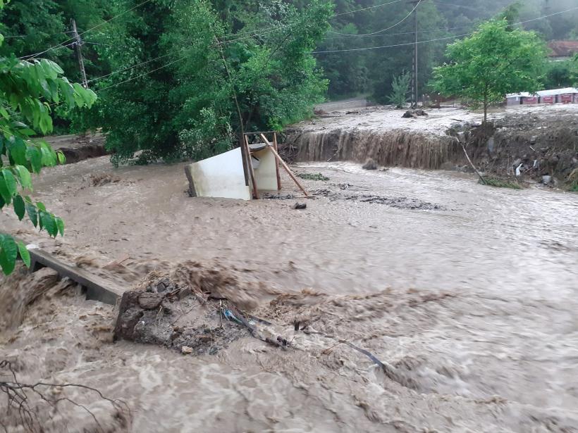 Furtunile au făcut prăpăd în ţară! Zeci de curți inundate, copaci căzuți și turiști blocați pe munte, din cauza furtunilor 18846753