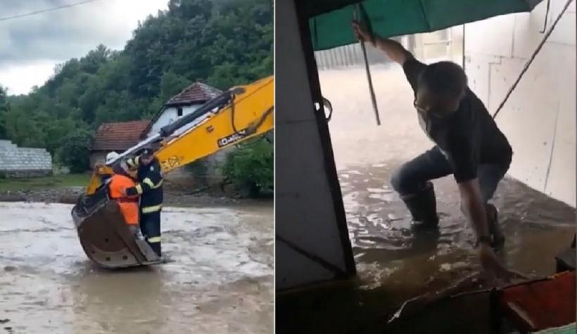 Furia apelor face ravagii. Salvarea miraculoasă a unui copil 18846916