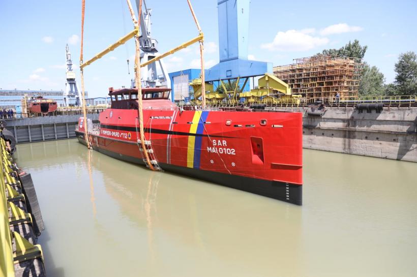 Premieră în România: Se lansează la apă prima navă multirol de căutare și salvare pe mare, la Galați 18847773