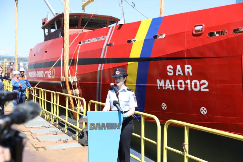Premieră în România: Se lansează la apă prima navă multirol de căutare și salvare pe mare, la Galați 18847775