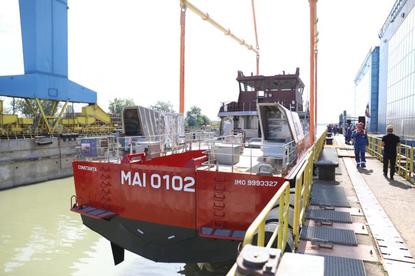 Premieră în România: Se lansează la apă prima navă multirol de căutare și salvare pe mare, la Galați 18847777