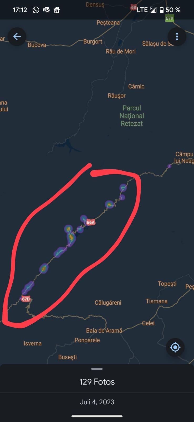 Alertă Salvamont: Peste 110 mașini și 200 de persoane ar fi blocate pe drumul spre Herculane 18848428