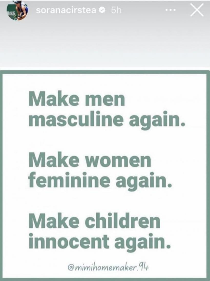 Sorana Cîrstea, mesaj care a dat foc internauților: "E homofobă. E un motiv întemeiat s-o urăști." 18848513