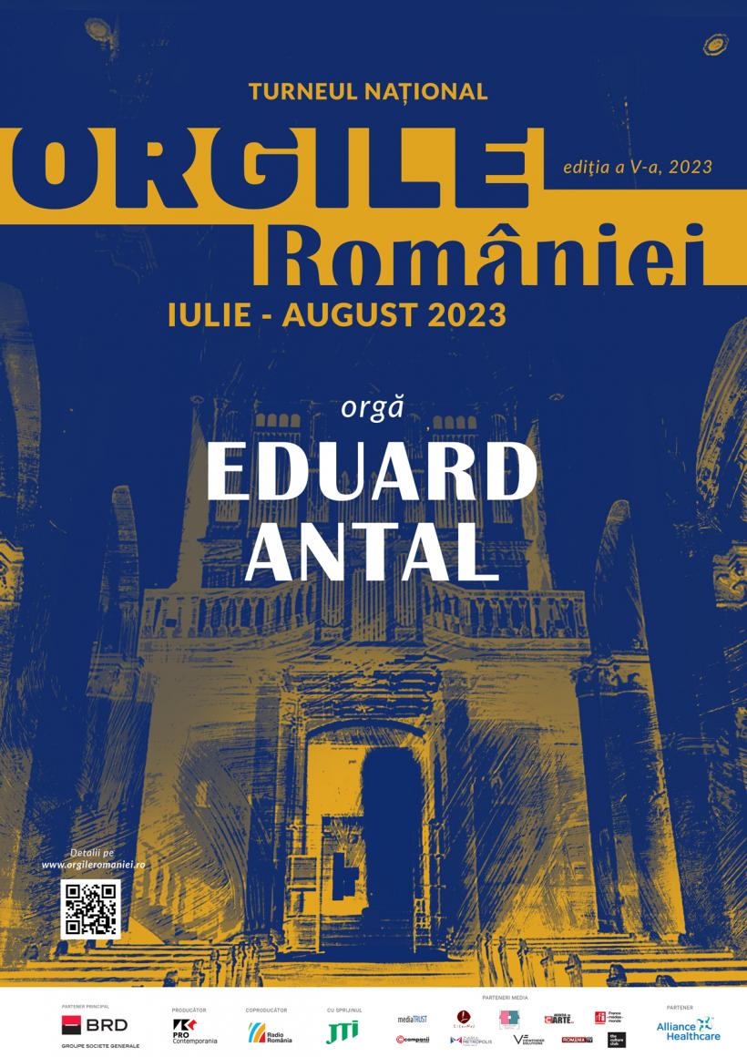 Organistul Eduard Antal ajunge în Transilvania cu  ediţia a V-a a Turneului Naţional Orgile României