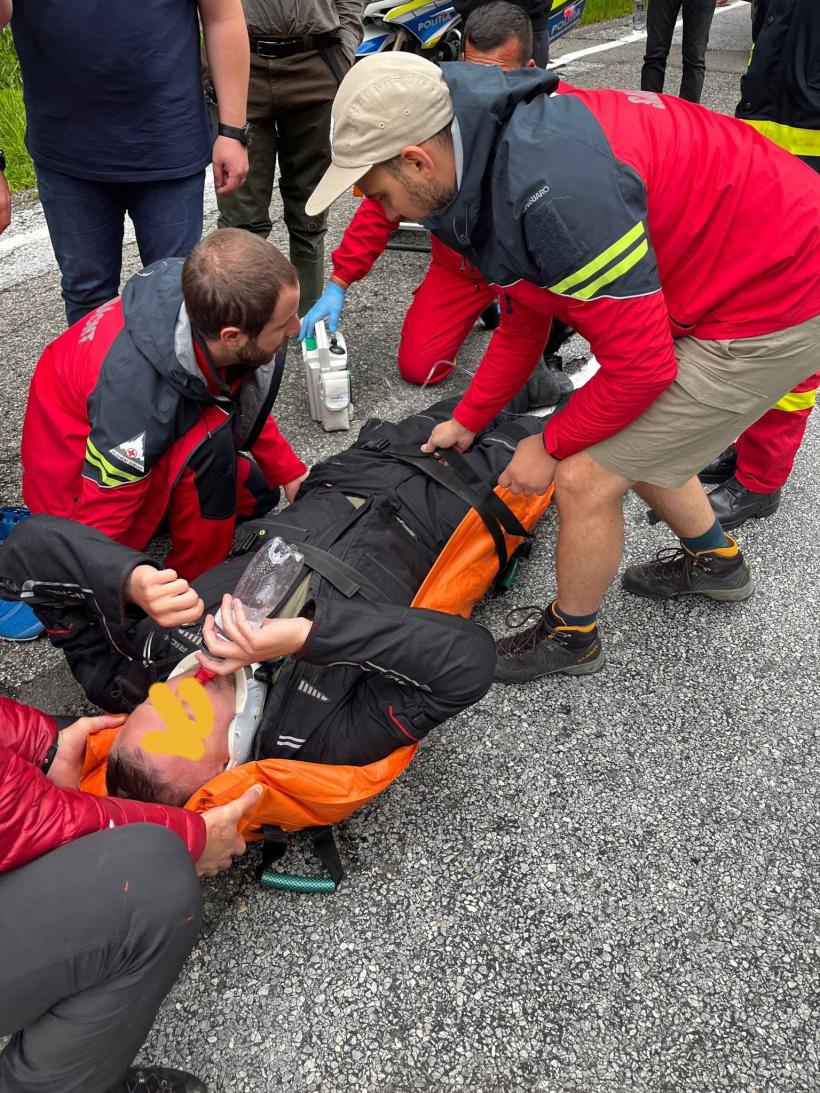 Accident de motocicletă pe Transfăgărășan 18849067