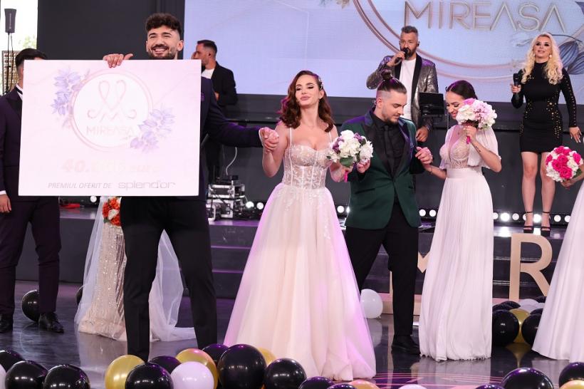 Maria şi Antonio, câştigătorii celui de-al şaptelea sezon Mireasa. Finala show-ului de la Antena 1, lider de audiență 18849427