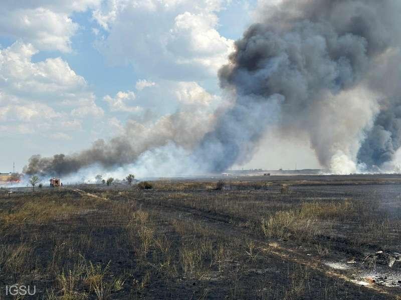 Incendiu de vegetație în zona Bragadiru-Măgurele. Circulație oprită pe Centura Capitalei