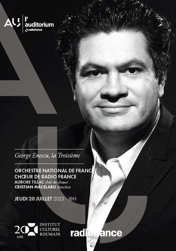 Cristian Măcelaru dirijează Simfonia a III-a de George Enescu, în cadrul unui concert aniversar organizat cu sprijinul ICR la Paris 18850729