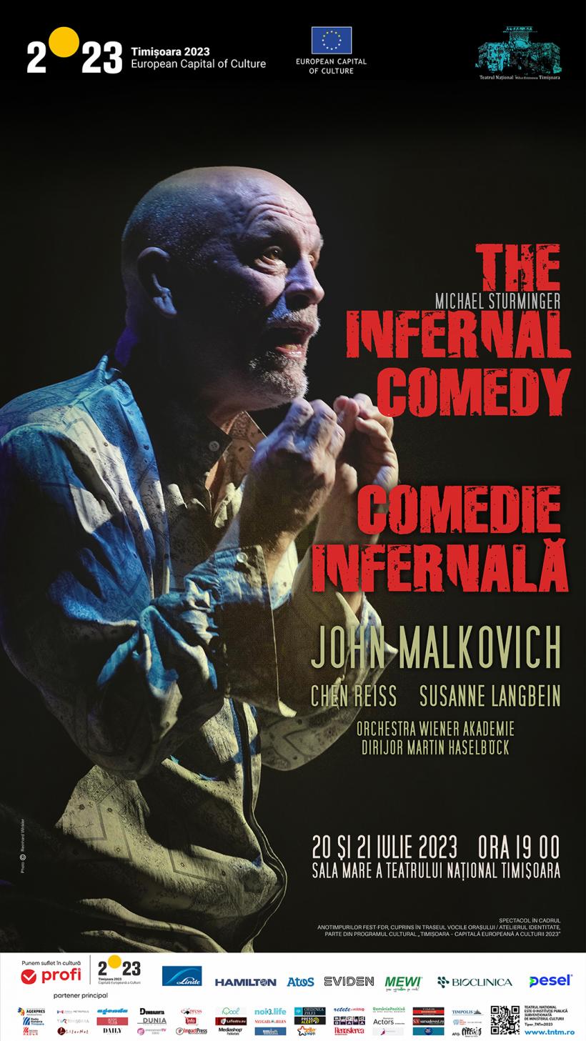 Întâlnire - conferință de presă John Malkovich și echipa spectacolului The Infernal Comedy