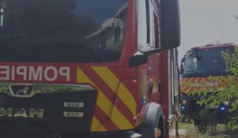 Fum la vagon încărcat cu cărbune, în Gara Golești, județul Argeș 18851021