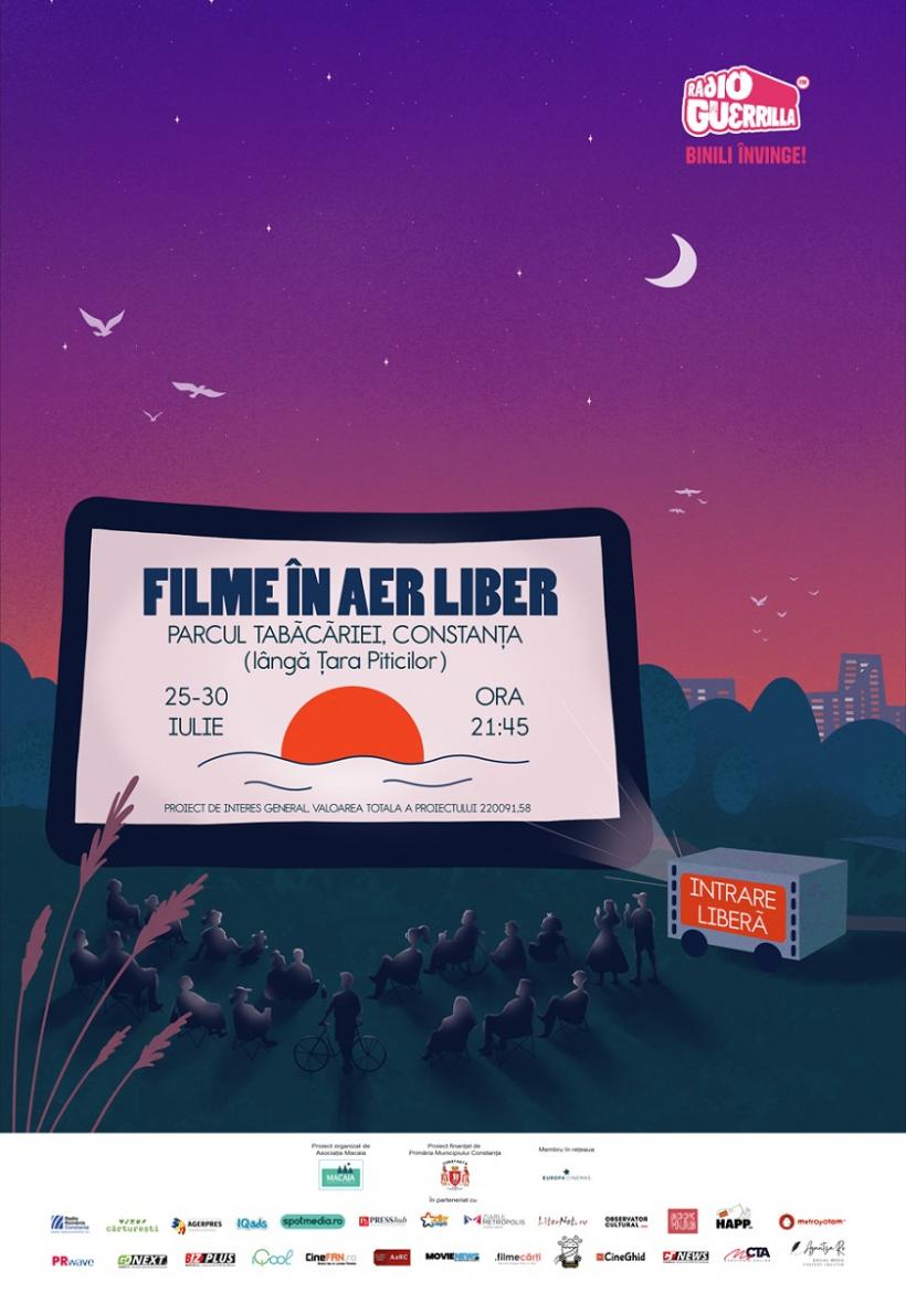 Caravana Filme în aer liber, din nou la Constanța, între 25 - 30 iulie  18850890